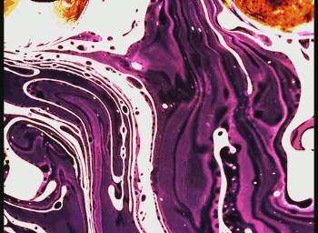 purple and orange marble